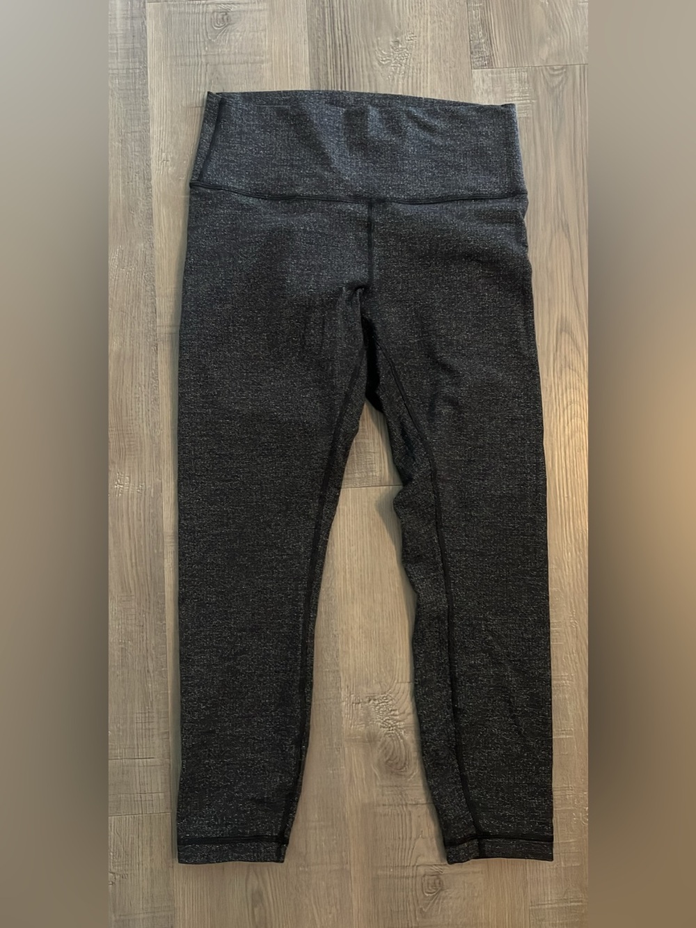 Lululemon Black Heather High-Waist Leggings